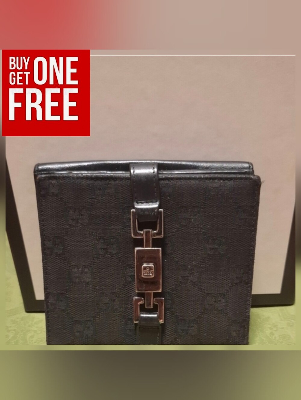 Gucci Monogram Jackie-O Wallet
